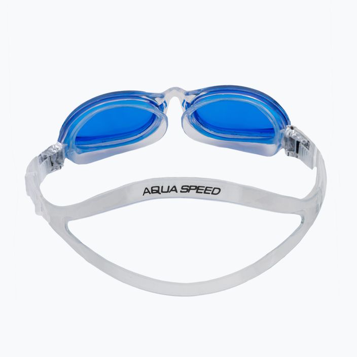 Okulary do pływania dziecięce AQUA-SPEED Sonic JR transparentne/niebieskie 5