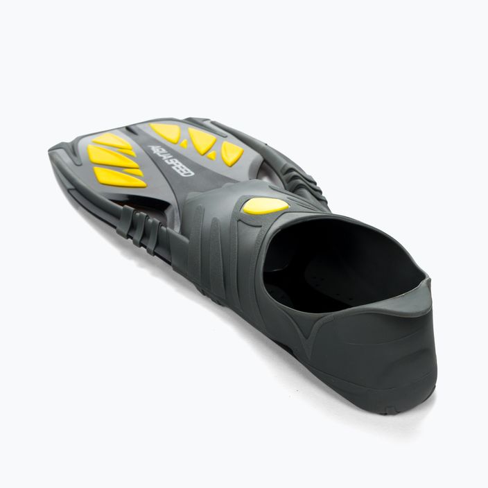 Płetwy do snorkelingu AQUA-SPEED Inox czarne/żółte 4