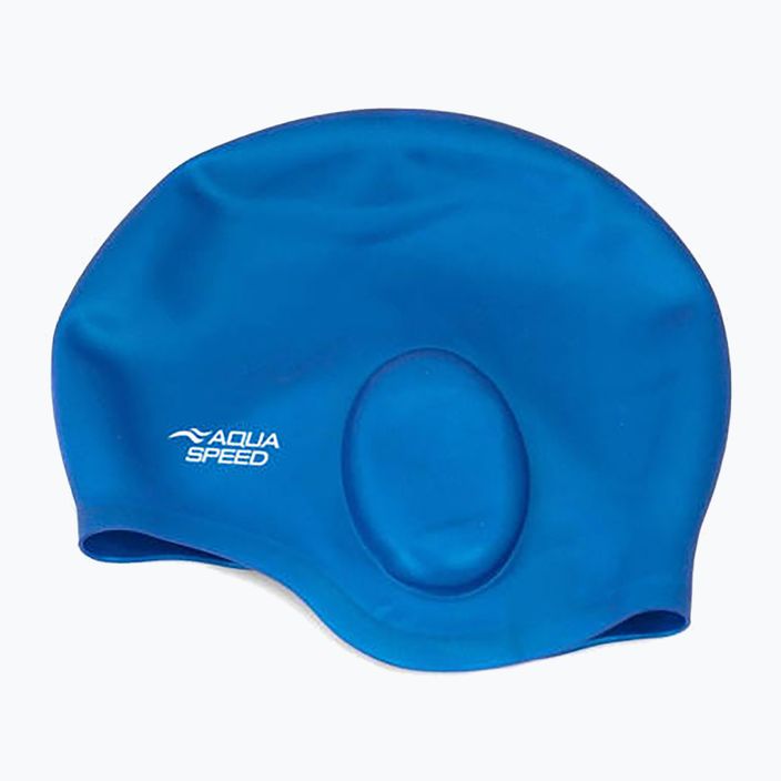 Czepek pływacki AQUA-SPEED Ear Cap niebieski 2