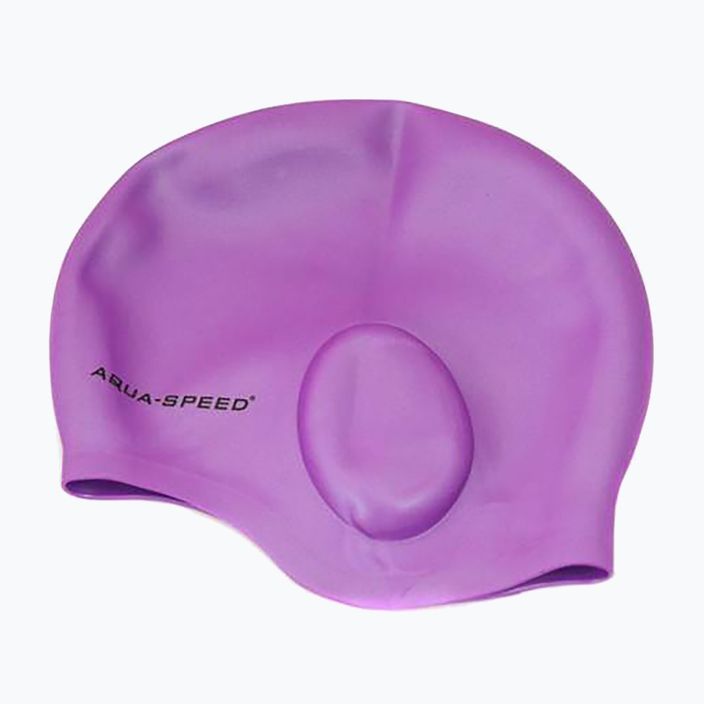 Czepek pływacki AQUA-SPEED Ear Cap fioletowy 2