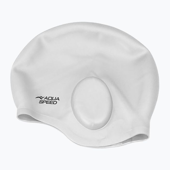 Czepek pływacki AQUA-SPEED Ear Cap srebrny 2