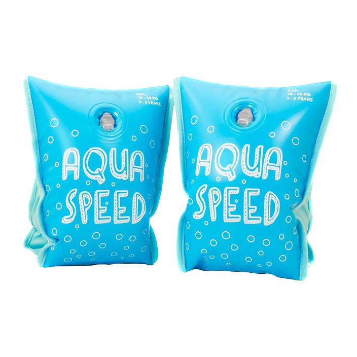 Rękawki do pływania dziecięce AQUA-SPEED Premium niebieskie 2