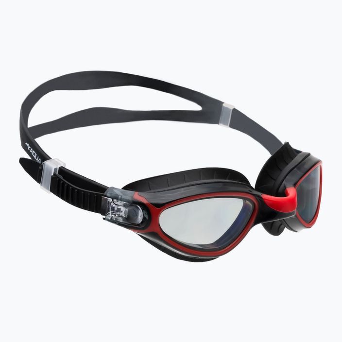 Okulary do pływania AQUA-SPEED Calypso czerwone/czarne
