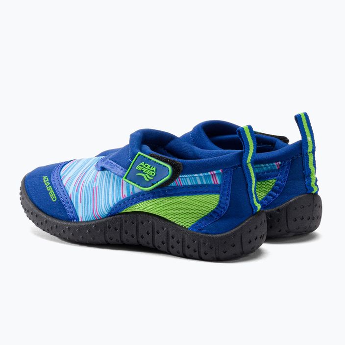 Buty do wody dziecięce AQUA-SPEED Aqua 2C niebieskie/zielone 3