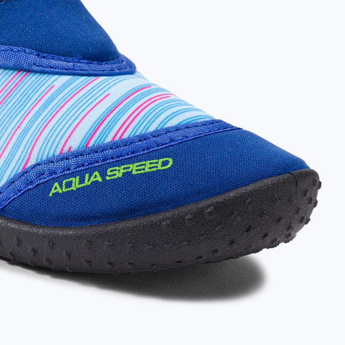 Buty do wody dziecięce AQUA-SPEED Aqua 2C niebieskie/zielone 7