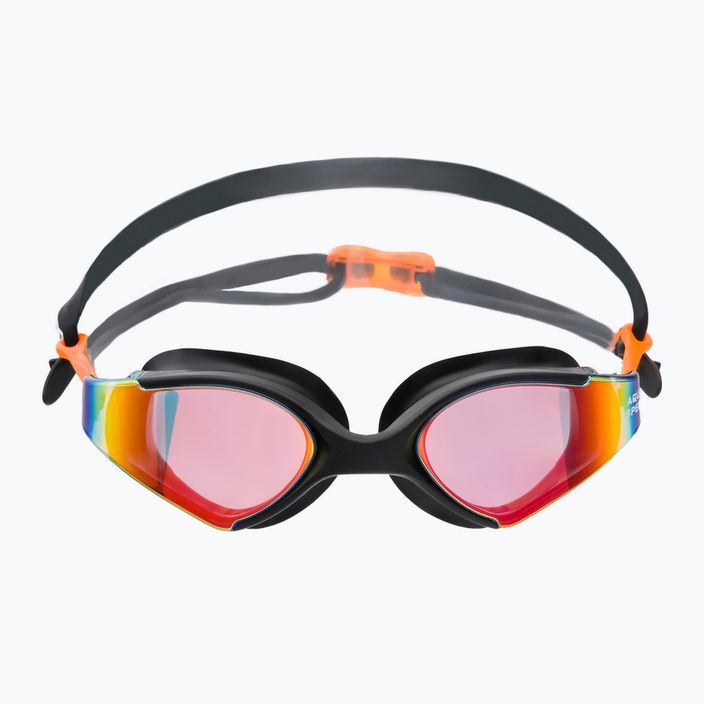 Okulary do pływania AQUA-SPEED Blade Mirror czarne/pomarańczowe 2