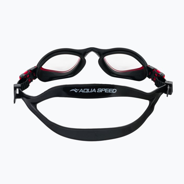 Okulary do pływania AQUA-SPEED Flex czerwone/czarne/jasne 5