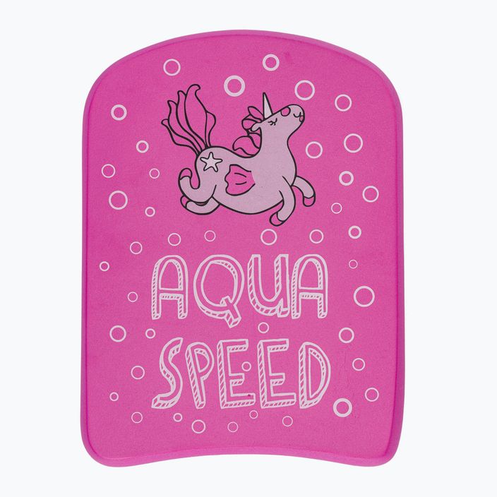 Deska do pływania dziecięca AQUA-SPEED Kiddie Unicorn różowa 2