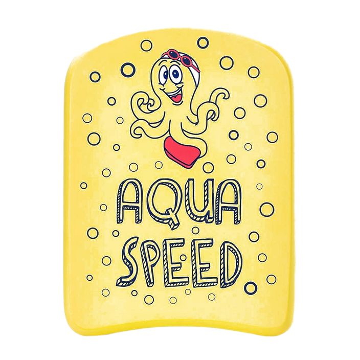 Deska do pływania dziecięca AQUA-SPEED Kiddie Octopus żółta 2