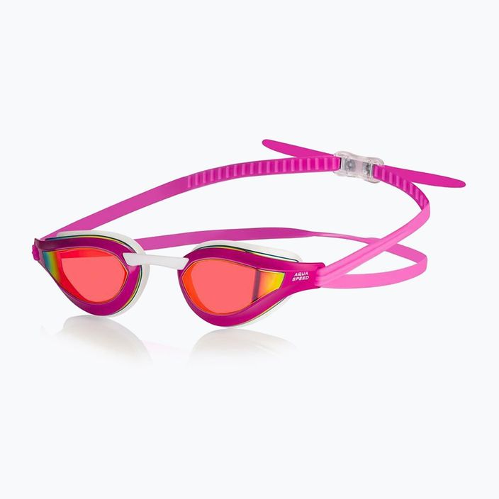 Okulary do pływania AQUA-SPEED Rapid Mirror różowe 6