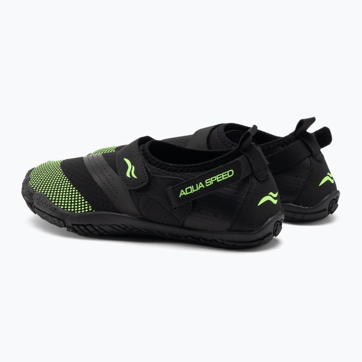 Buty do wody AQUA-SPEED Agama czarne/zielone 3