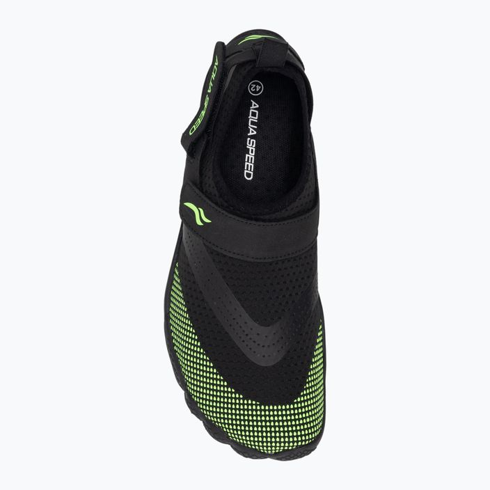 Buty do wody AQUA-SPEED Agama czarne/zielone 6