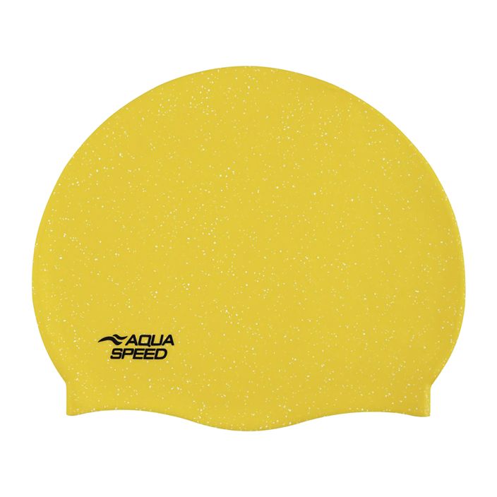 Czepek pływacki AQUA-SPEED Reco żółty 2