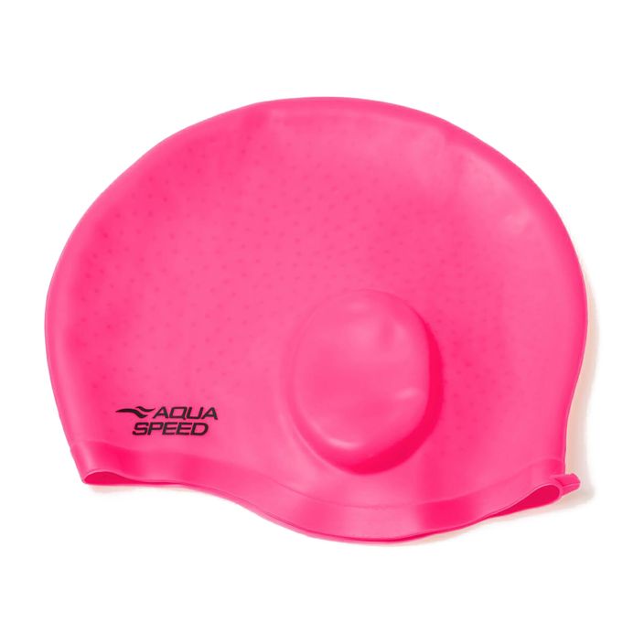 Czepek pływacki AQUA-SPEED Ear Cap Comfort różowy 2