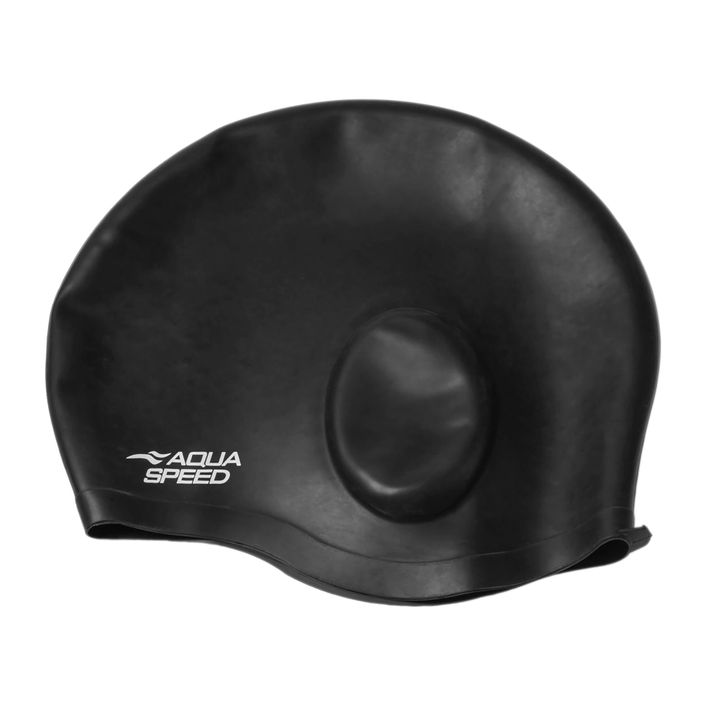 Czepek pływacki AQUA-SPEED Ear Cap Comfort czarny 2