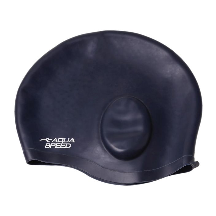 Czepek pływacki AQUA-SPEED Ear Cap Comfort granatowy 2