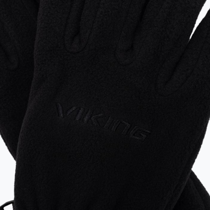 Rękawiczki trekkingowe Viking Comfort black 4