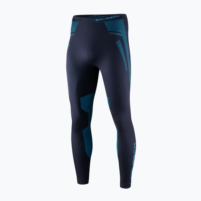 Spodnie termoaktywne męskie Brubeck LE13270 Dry grafitowe/niebieskie 3