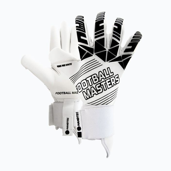 Rękawice bramkarskie Football Masters Fenix Pro białe 4