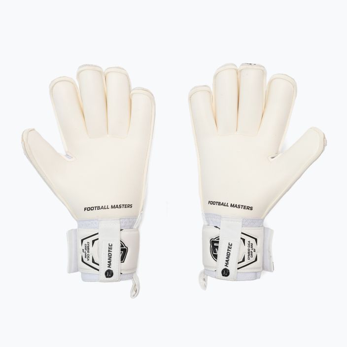 Rękawice bramkarskie dziecięce Football Masters Symbio RF białe 2