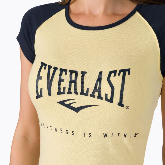T-shirt damski Everlast LOVEY żółty 122073-81 4