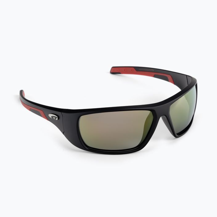 Okulary przeciwsłoneczne GOG Maldo matt black/red/red mirror E348-2P