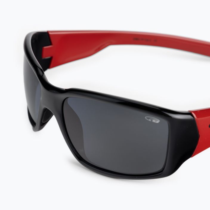 Okulary przeciwsłoneczne dziecięce GOG Jungle black/red/smoke E962-1P 4