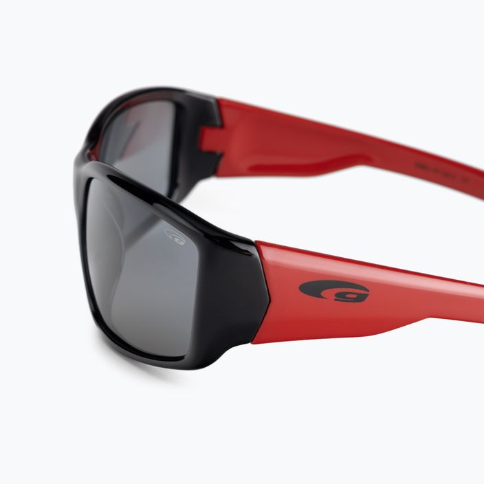 Okulary przeciwsłoneczne dziecięce GOG Jungle black/red/smoke E962-1P 5