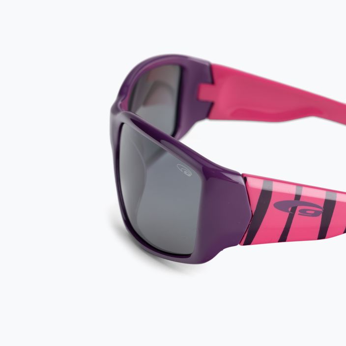 Okulary przeciwsłoneczne dziecięce GOG Jungle violet/pink/smoke 5
