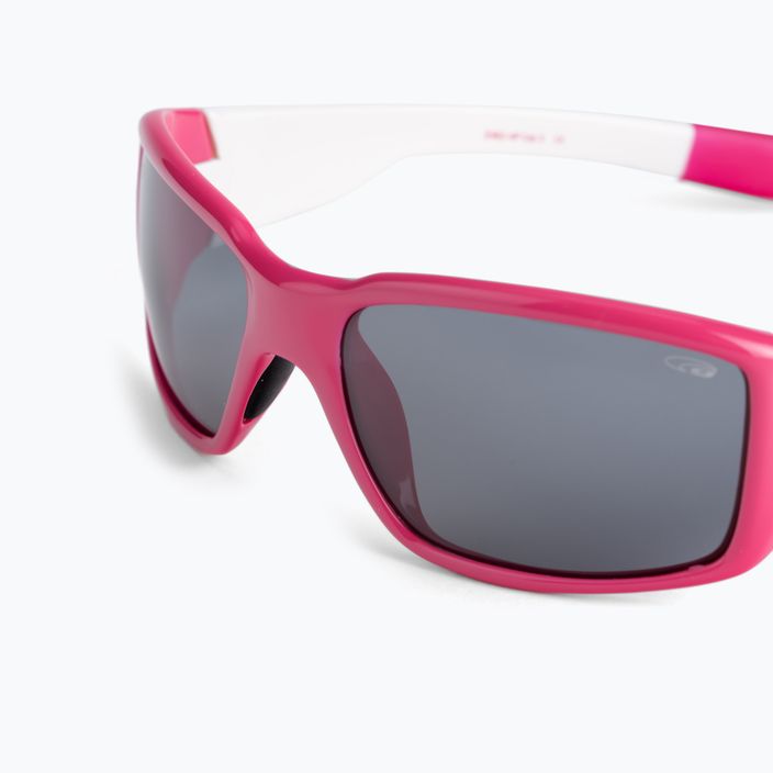 Okulary przeciwsłoneczne dziecięce GOG Jungle pink/white/smoke 4