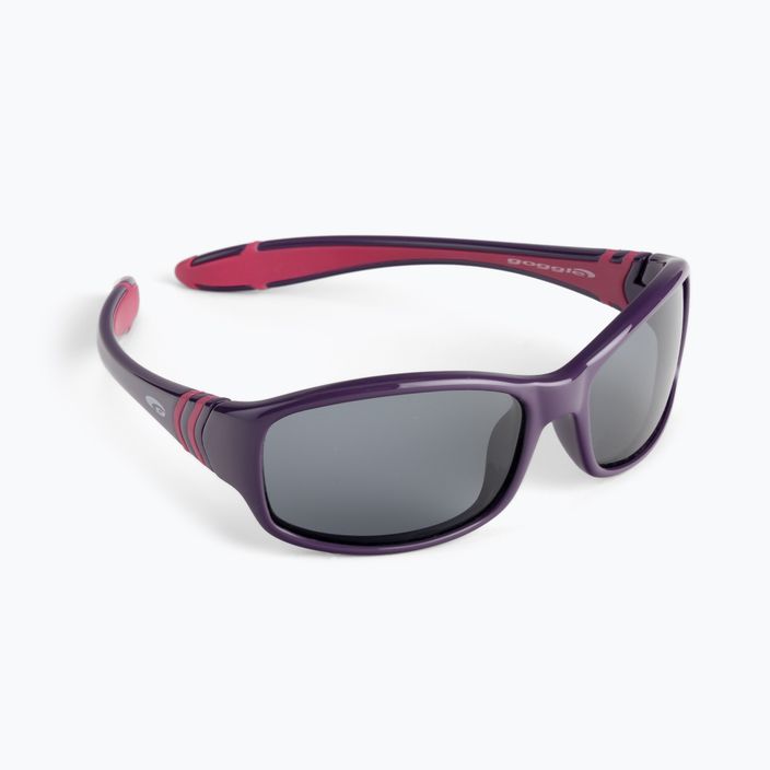 Okulary przeciwsłoneczne dziecięce GOG Flexi violet/pink/smoke