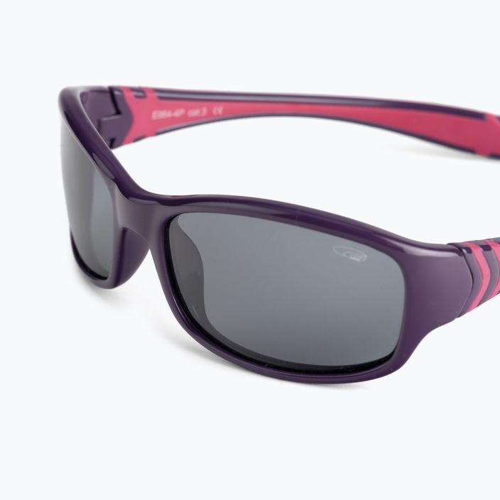 Okulary przeciwsłoneczne dziecięce GOG Flexi violet/pink/smoke 4