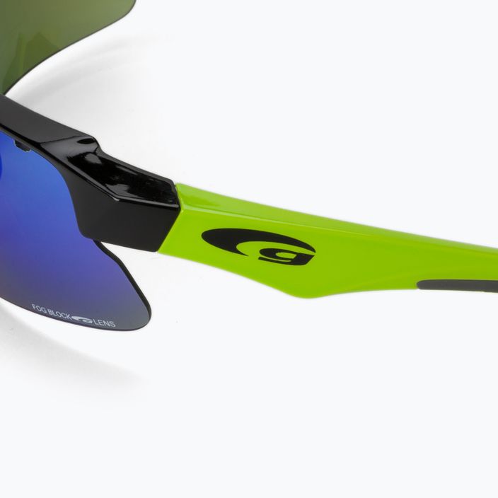 Okulary przeciwsłoneczne GOG Faun 2021 black/green/ polychromatic green 5