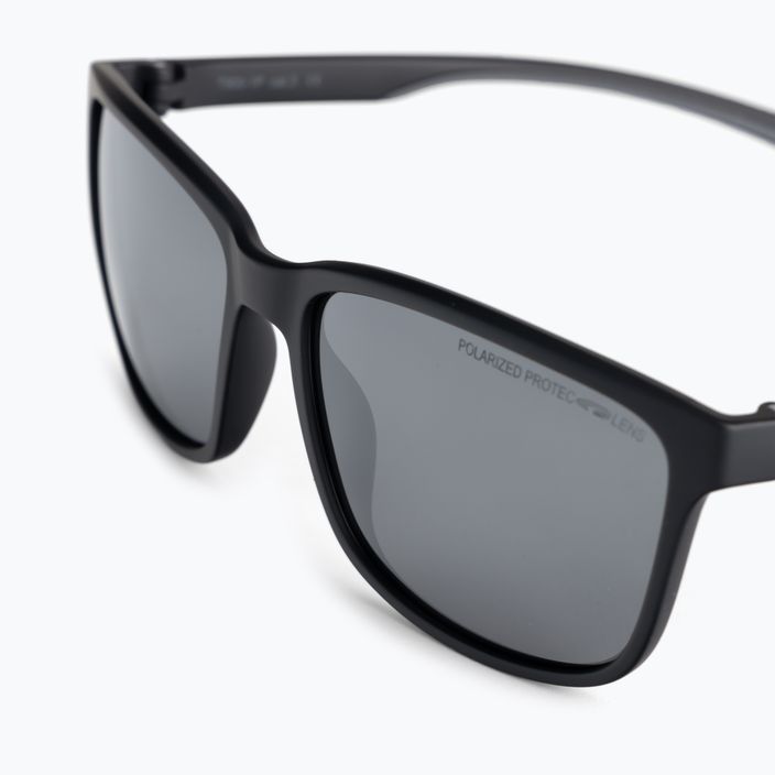 Okulary przeciwsłoneczne GOG Sunwave matt black/grey/smoke T900-1P 4