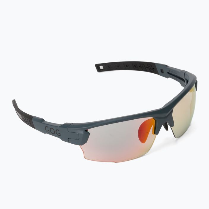 Okulary przeciwsłoneczne GOG Steno C matt grey/black/polychromatic red