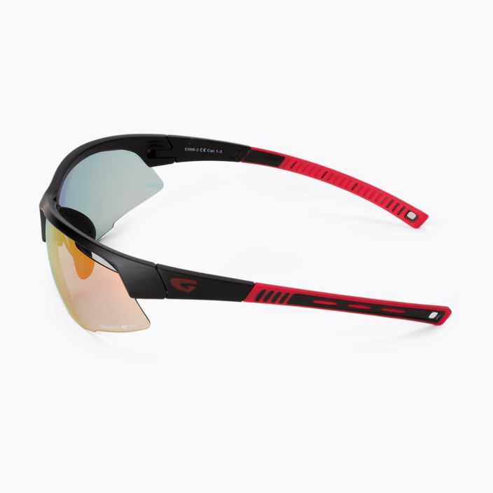 Okulary przeciwsłoneczne GOG Falcon C matt black/red/polychromatic red 4