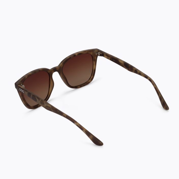 Okulary przeciwsłoneczne damskie GOG Ohelo matt brown demi/gradient brown 2