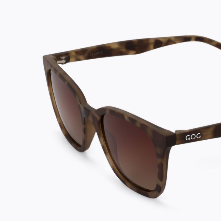 Okulary przeciwsłoneczne damskie GOG Ohelo matt brown demi/gradient brown 5