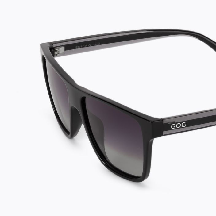 Okulary przeciwsłoneczne GOG Nolino black/cristal grey/gradient smoke 5