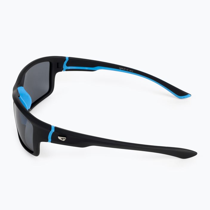 Okulary przeciwsłoneczne GOG Alpha matt black/blue/smoke 4
