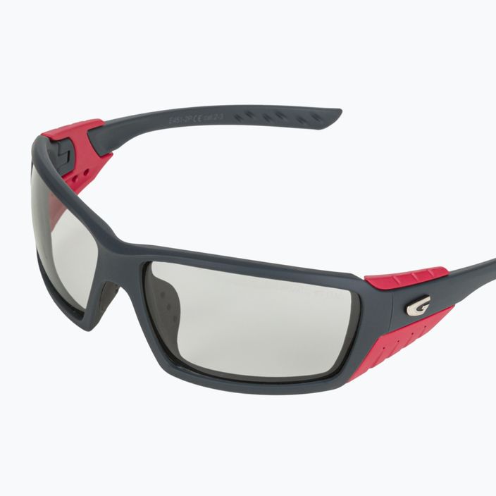 Okulary przeciwsłoneczne GOG Breeze T polycarbonate matt grey/red/smoke 5
