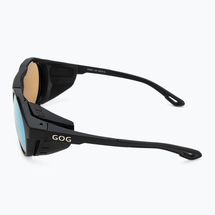 Okulary przeciwsłoneczne GOG Manaslu matt black/polychromatic blue 4