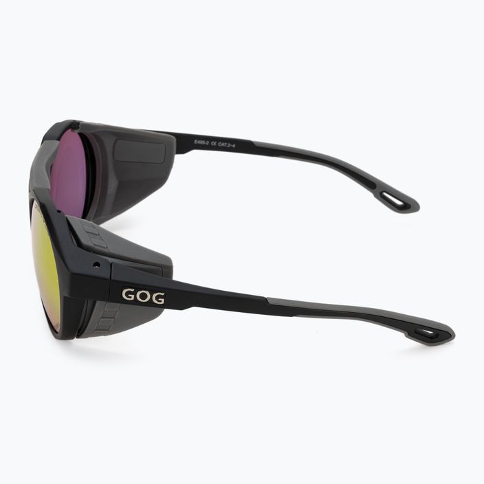 Okulary przeciwsłoneczne GOG Manaslu matt black/grey/polychromatic red 4