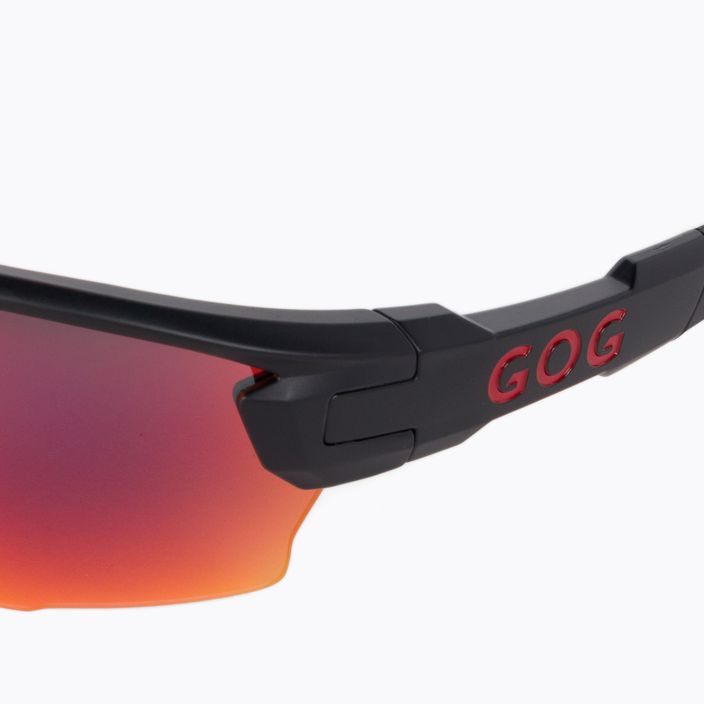 Okulary przeciwsłoneczne GOG Steno matt black/polychromatic red 5