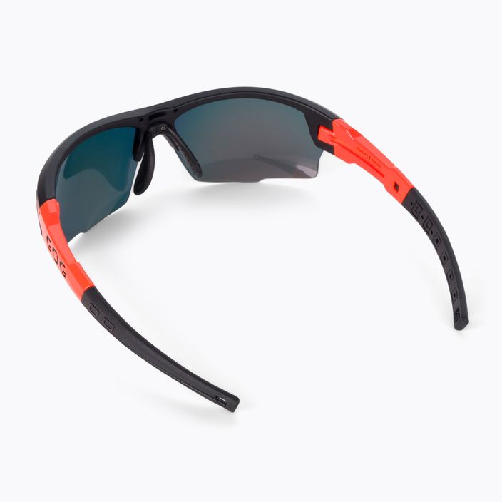 Okulary przeciwsłoneczne GOG Steno matt black/orange/ polychromatic red 3