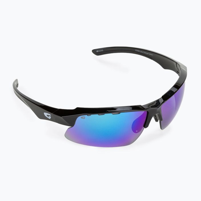 Okulary przeciwsłoneczne GOG Faun black/polychromatic white/blue