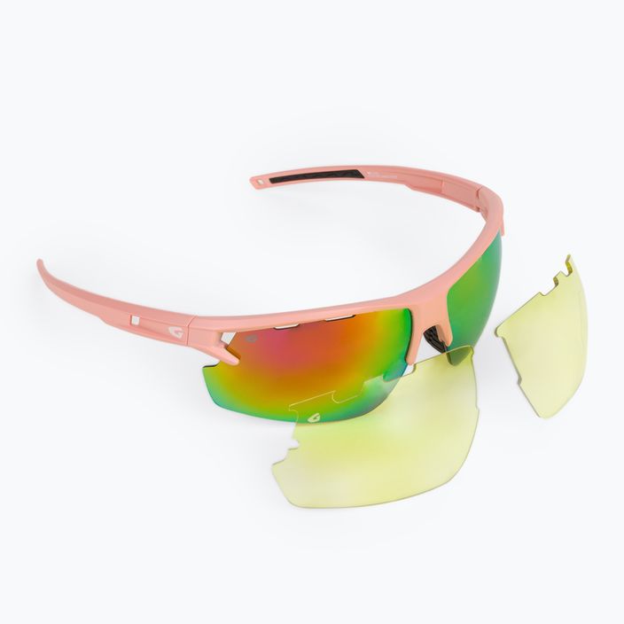 Okulary przeciwsłoneczne GOG Eter matt dusty pink/black/polychromatic pink 7