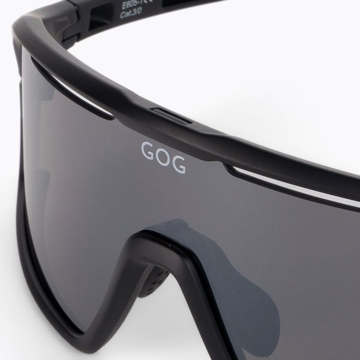 Okulary przeciwsłoneczne GOG Odyss matt black/flash mirror 6