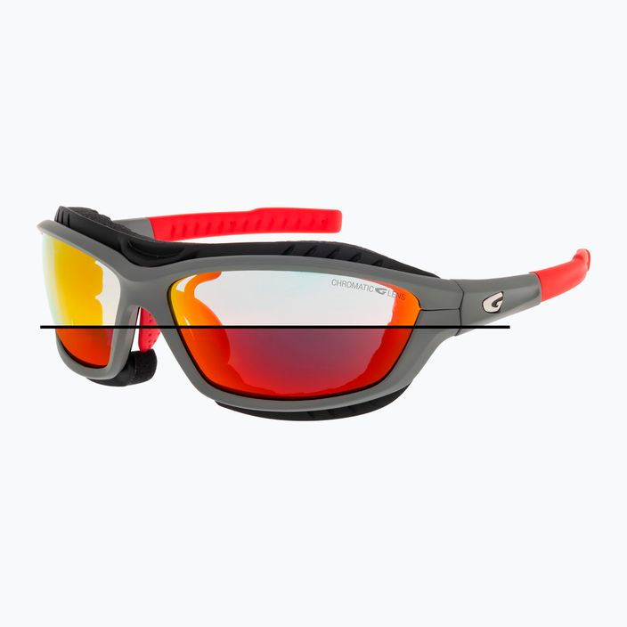 Okulary przeciwsłoneczne GOG Syries C matt grey/red/polychromatic red 3
