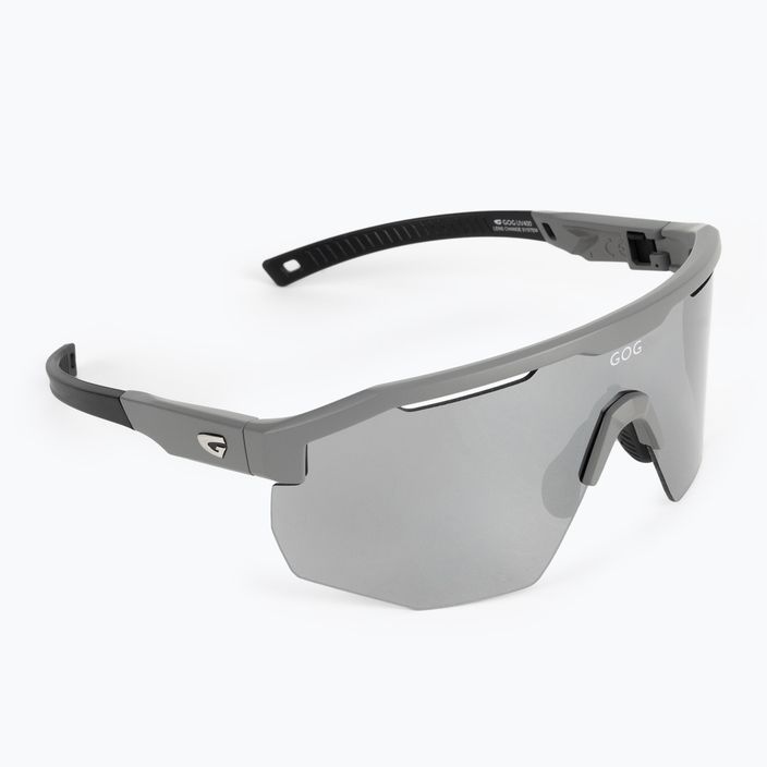 Okulary przeciwsłoneczne GOG Argo matt grey/black/silver mirror 2